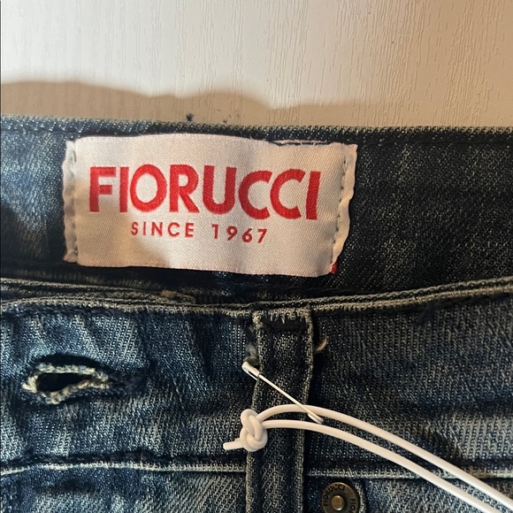 Fiorucci Distressed Blue Jean Shorts - Picture 3 of 7